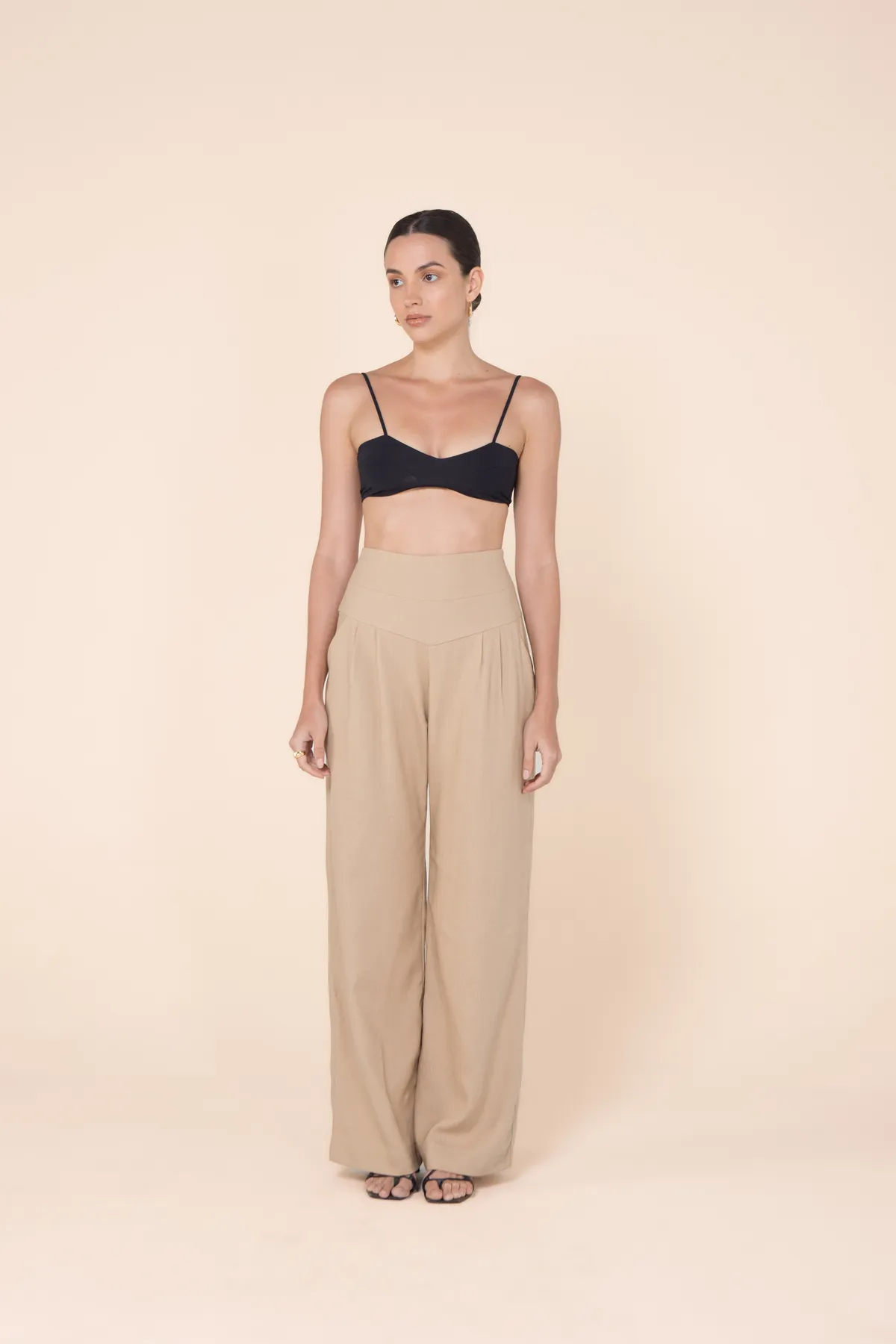 Calça Elis Bege Queimado