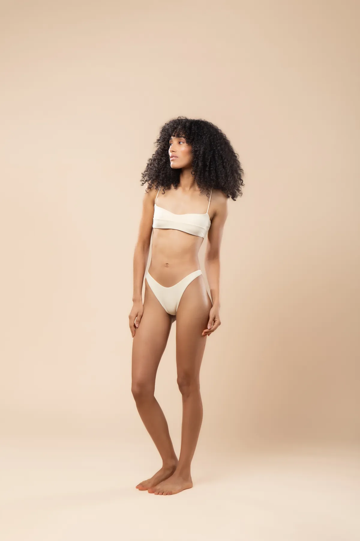 Top Helena Alcinha Baunilha