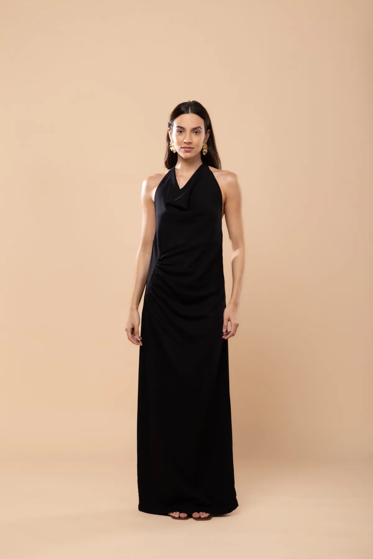 Vestido Longo Antônia Preto